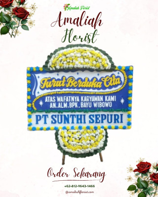 Papan Bunga Duka di Tangkil